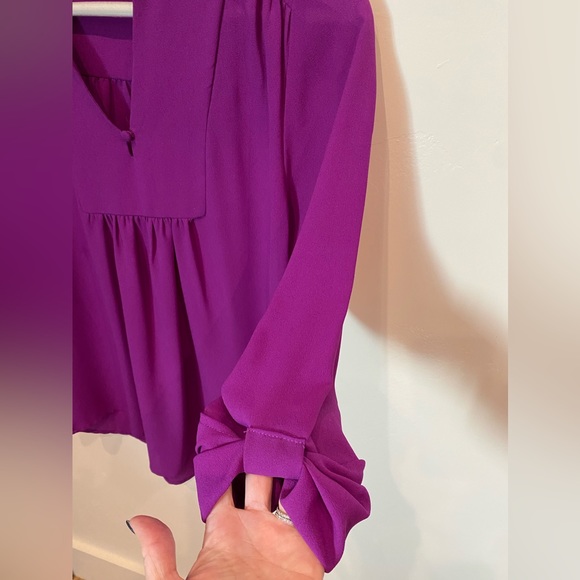 Brixon Ivy Stitch Fix Top. Sylvester Split Neck Shirt 3/4 Sleeve Size XS - Picture 8 of 9